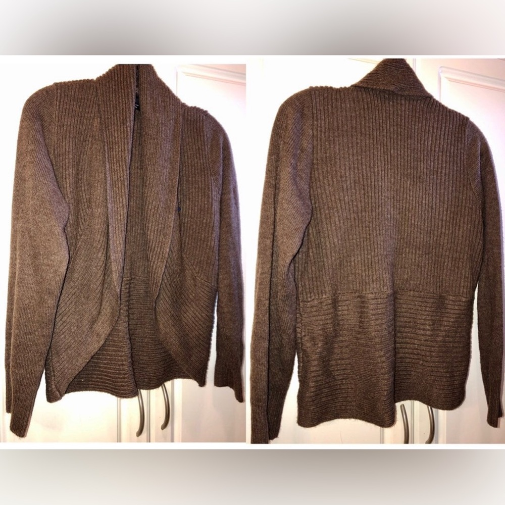Basic Brown Cardigan  Size Large